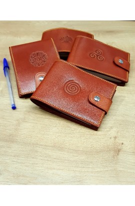 Small leather notebook case 