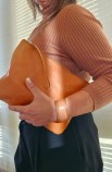 Cartera básica de piel