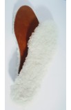  natural leather and sheepskin insoles